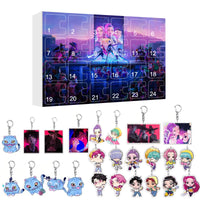 New Kpop Demon Hunters Advent Calendar K Pop Demon Hunters Rumi Mira Zoey Tiger Christmas Countdown Advent Calendar Gift 24 Days