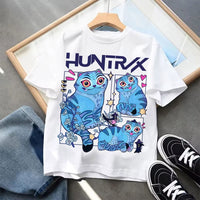 Kpop Demon Hunters Children'S Clothing Short Sleeve T-Shirt Kpop Demon Hunters Tiger Harajuku Tshirt for Boys Girls Gift