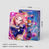 New Kpop Demon Hunters 30 Laser Cards K-POP Witch Hunt Cartoon Series Accessories LOMO Small Cards