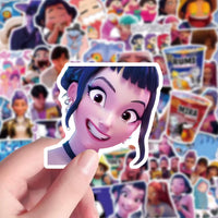 60Pcs Kpop Demon Hunters Stickers Kpop Demon Hunters DIY Stickers Scrapbooking Phone Luggage Skateboard Waterproof Decals