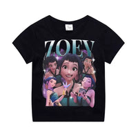 Kpop Demon Hunters Children'S Clothing Short Sleeve T-Shirt Cute Kpop Demon Hunters Tiger Harajuku Tshirt for Boys Girls