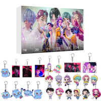 New Kpop Demon Hunters Advent Calendar K Pop Demon Hunters Rumi Mira Zoey Tiger Christmas Countdown Advent Calendar Gift 24 Days