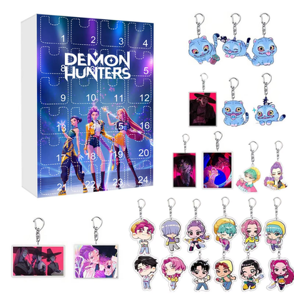 New Kpop Demon Hunters Advent Calendar K Pop Demon Hunters Rumi Mira Zoey Tiger Christmas Countdown Advent Calendar Gift 24 Days